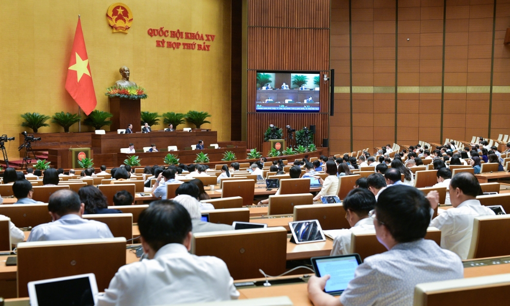 Toàn cảnh phiên họp. Ảnh: Quochoi.vn.
