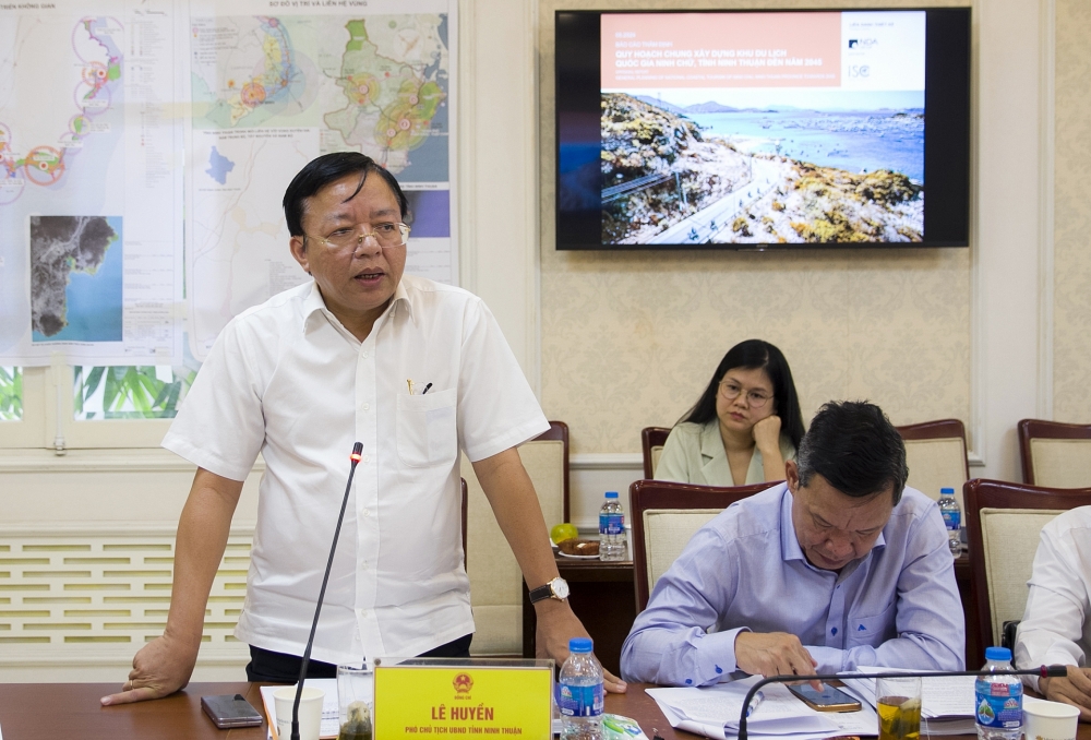 Ông Lê Huyền, Phó Chủ tịch UBND tỉnh Ninh Thuận, cam kết sẽ chỉ đạo cơ quan lập quy hoạch nghiêm túc tiếp thu, hoàn thiện đồ án. 