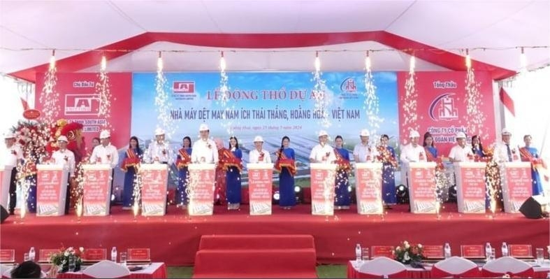 Construction of $43 mln garment plant kicks off in Thanh Hoa