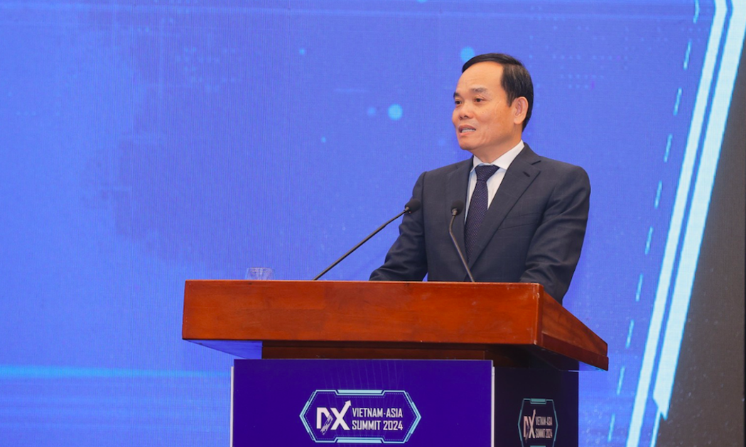Phó Thủ tướng Trần Lưu Quang phát biểu chỉ đạo tại Vietnam - Asia DX Summit 2024.