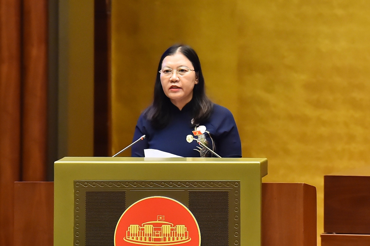 Chủ nhiệm Uỷ ban Tư pháp của Quốc hội Lê Thị Nga.