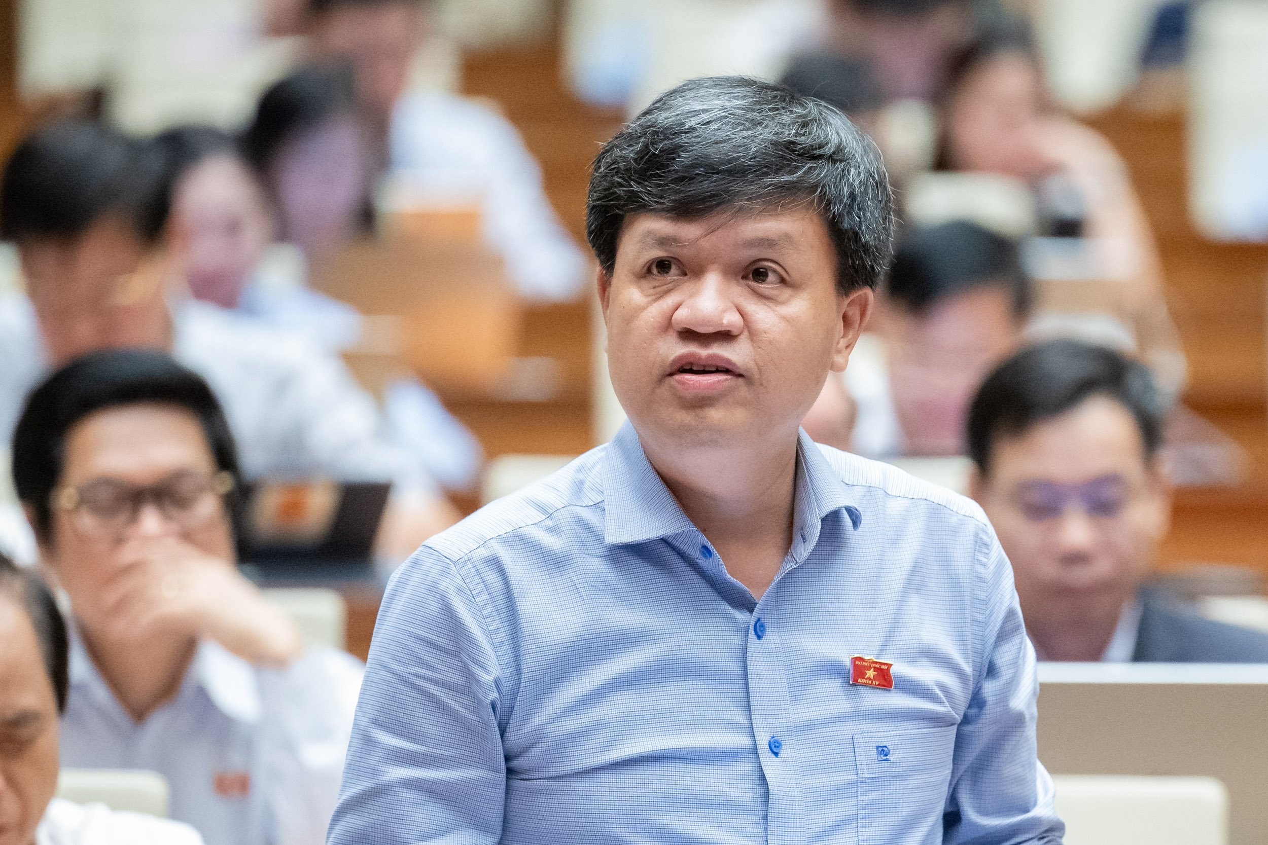 Đại biểu Tạ Đình Thi, đoàn Tp. Hà Nội.
