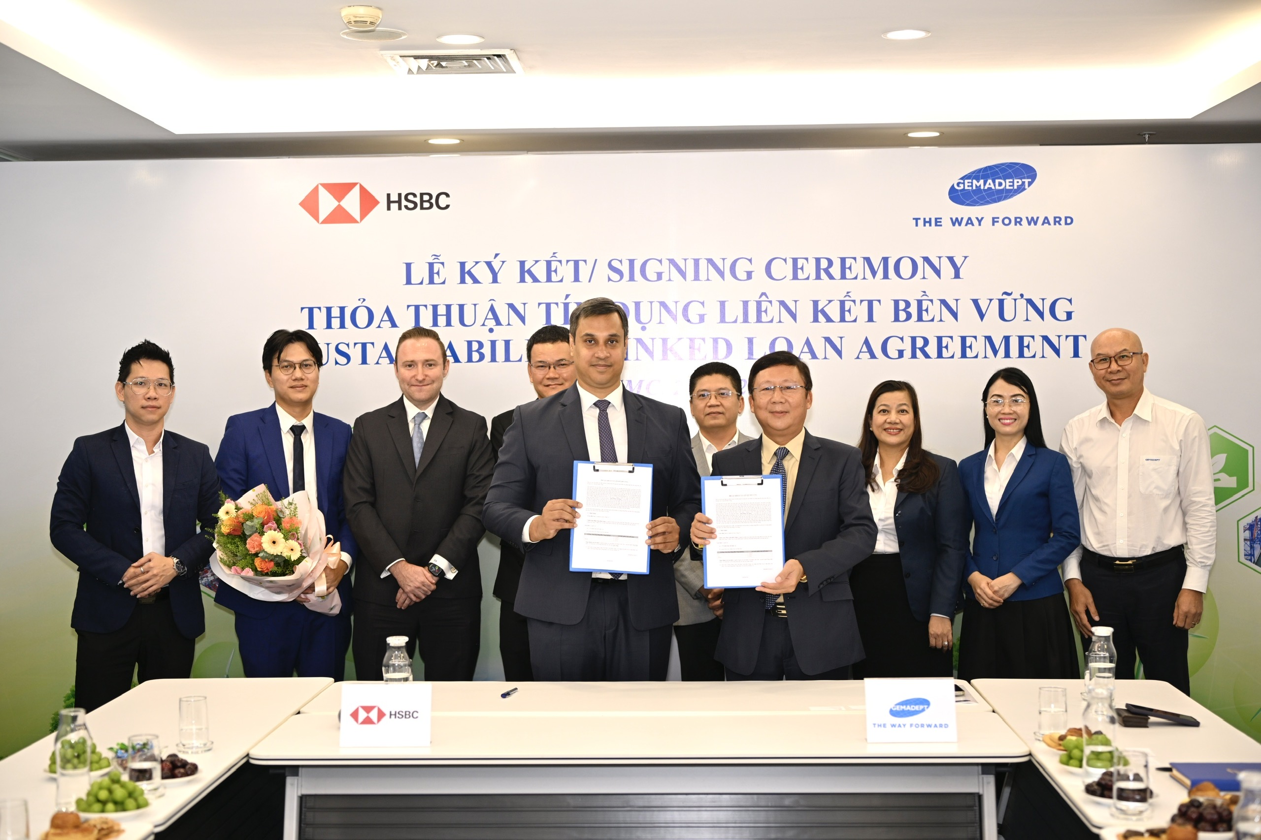 HSBC Việt Nam cung cấp tín dụng liên kết bền vững đầu tiên cho Gemadept.