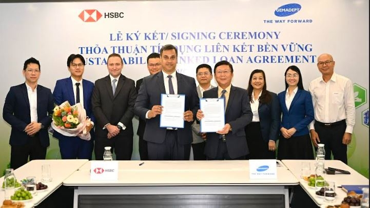 HSBC Vietnam and Gemadept signed a sustainable linked loan agreement