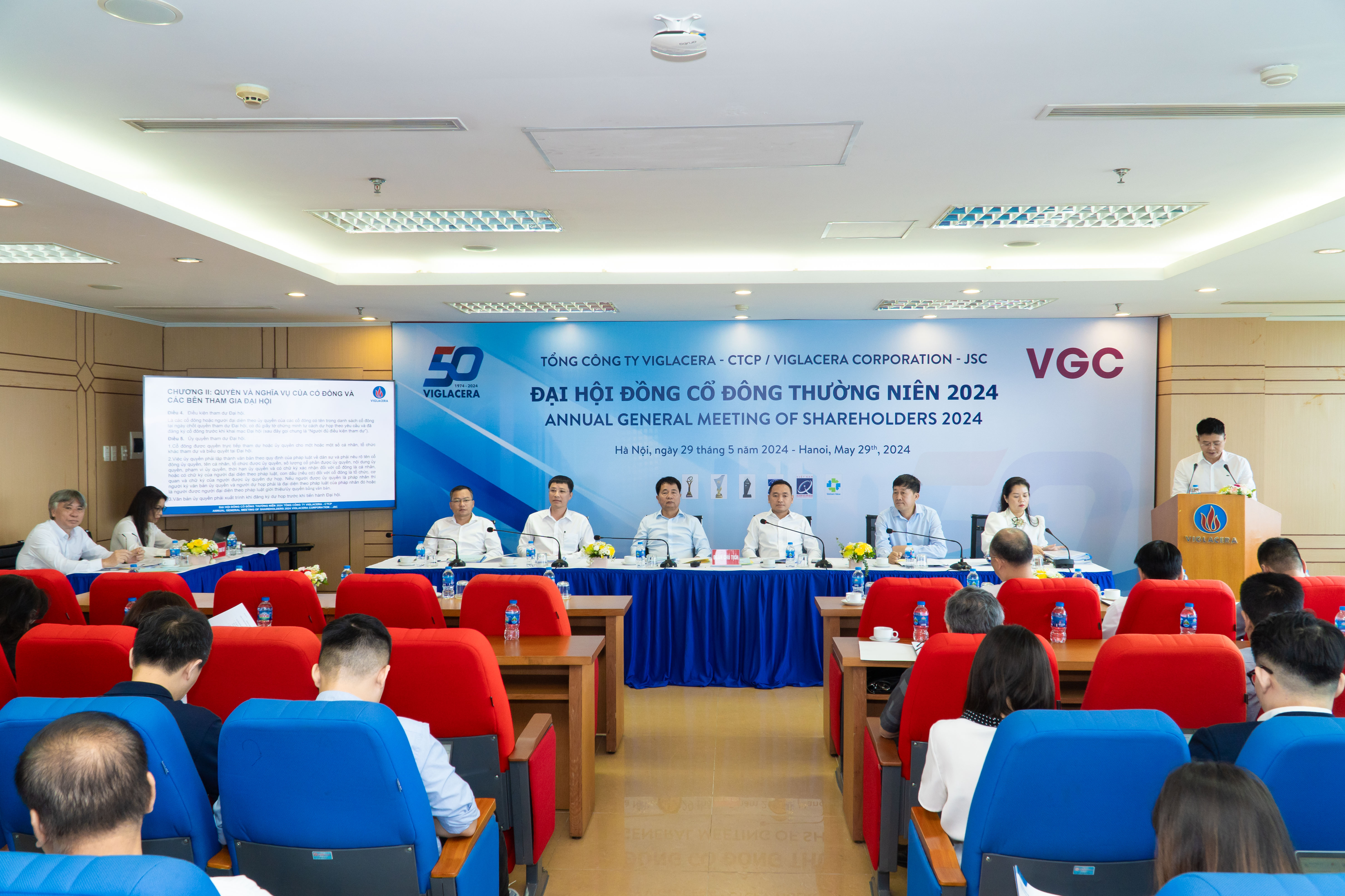 Toàn cảnh Đại hội đồng cổ đông VGC
