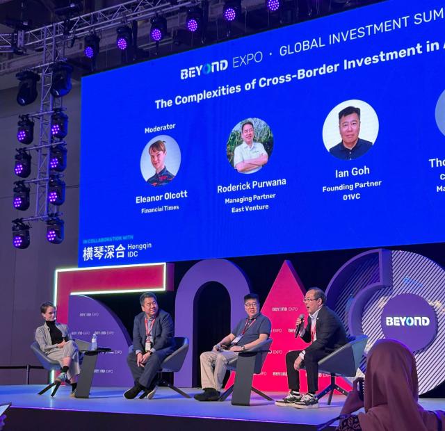 Các diễn giả phát biểu tại BEYOND Expo vào ngày 23/5/2024.