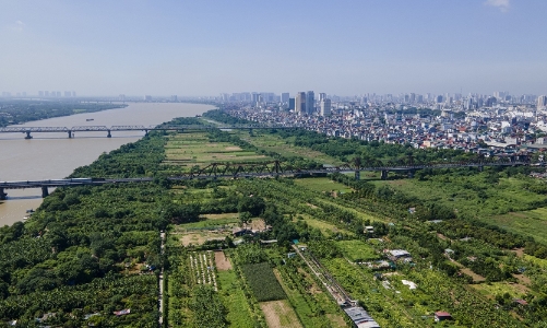 Phát triển bền vững gắn với bảo tồn sinh thái vùng bờ vở sông Hồng ở Hà Nội