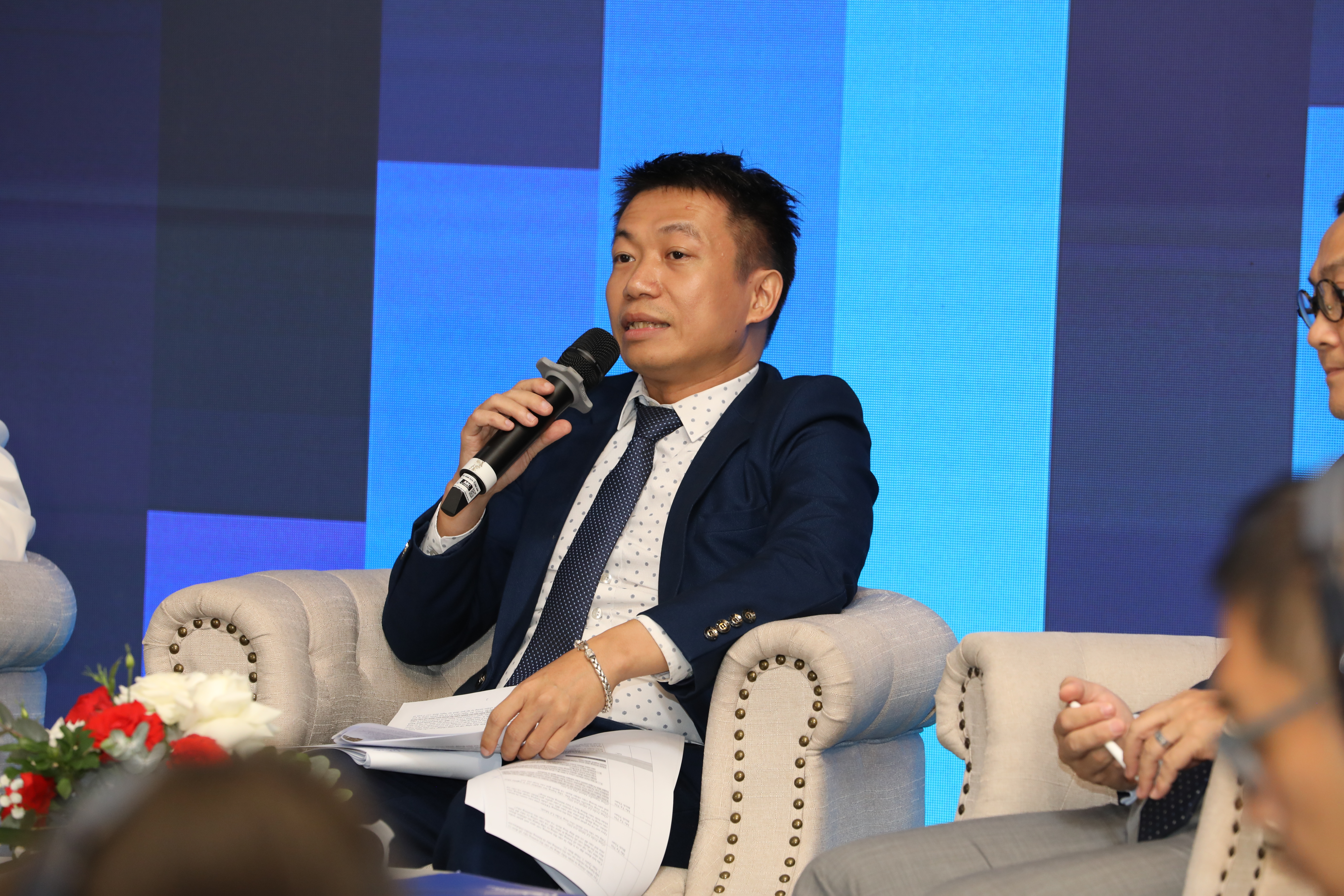 Ông Nguyễn Mạnh Hà, Phó Trưởng ban, Ban Nghiên cứu và Điều phối chính sách giám sát, Ủy ban Giám sát tài chính quốc gia. Ảnh: Việt Dũng.