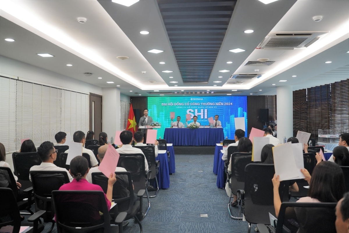 Đại hội đồng cổ đông SHI 2024 nhận được sự tín nhiệm và nhất trí cao của cổ đông.