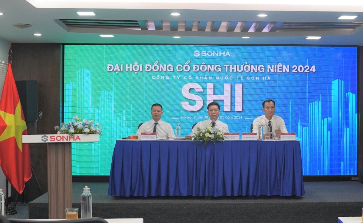 Đoàn Chủ tịch Đại hội đồng cổ đông SHI 2024.
