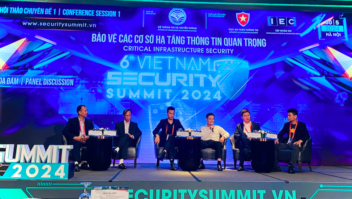 Toạ đàm Bảo vệ các cơ sở hạ tầng thông tin quan trọng nằm trong khuôn khổ Hội thảo An toàn trong thời kỳ bùng nổ trí tuệ nhân tạo.