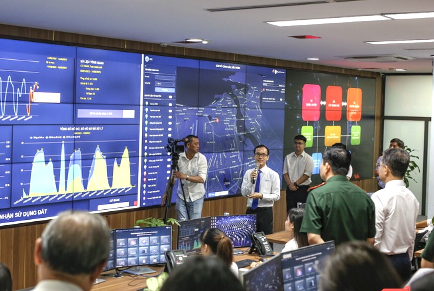 Trung tâm điều hành thông minh IOC Đà Nẵng.