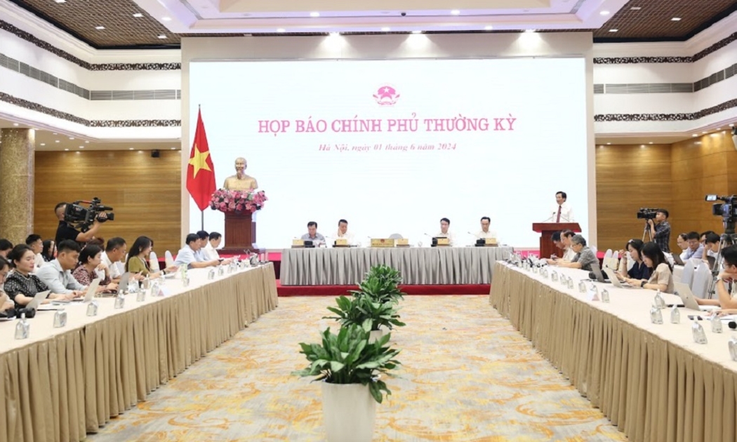 Họp báo Chính phủ thường kỳ tháng 5/2024.