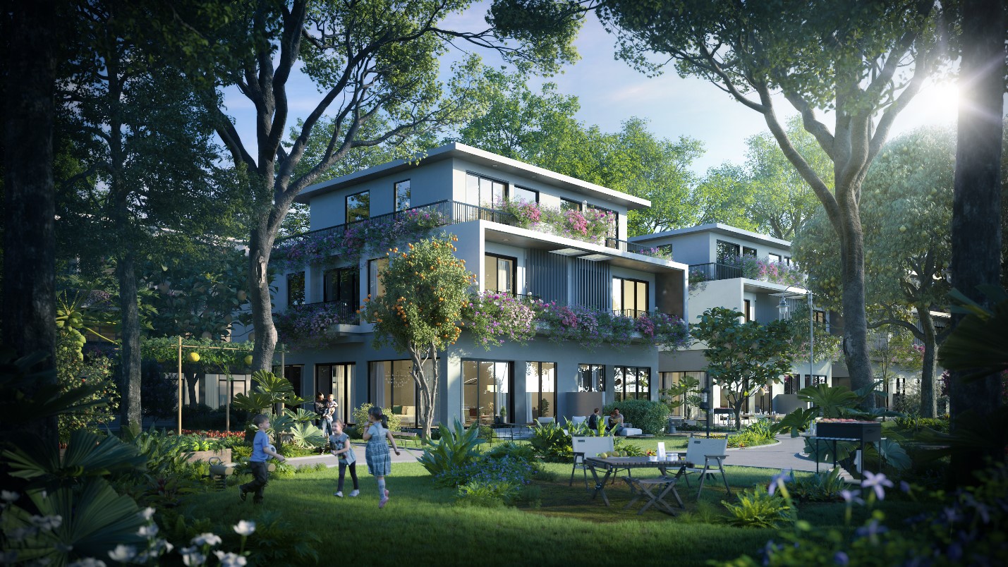 Blue Forest có không gian vận động cho mọi lứa tuổi.
