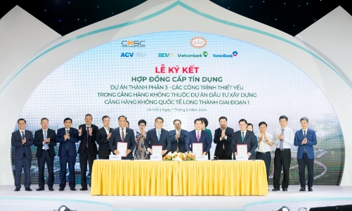 Vietcombank và ACV ký kết hợp đồng cấp tín dụng trị giá 1,8 tỷ USD cho dự án Cảng hàng không quốc tế Long Thành 