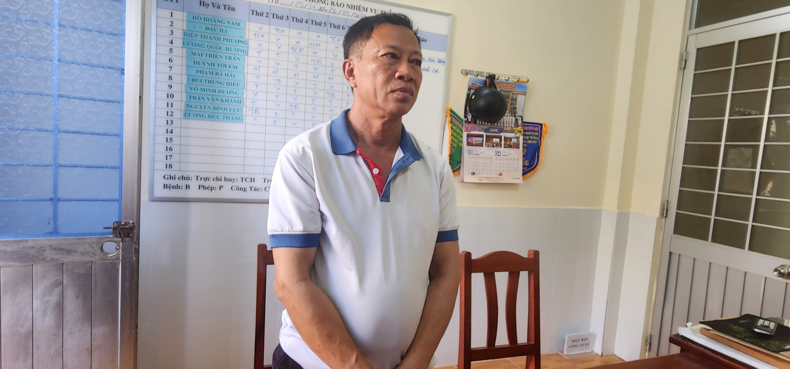 Nguyễn Văn Nhưỡng, nguyên Chủ tịch UBND xã Bãi Thơm, TP. Phú Quốc, tỉnh Kiên Giang - Nguồn: CA Kiên Giang.