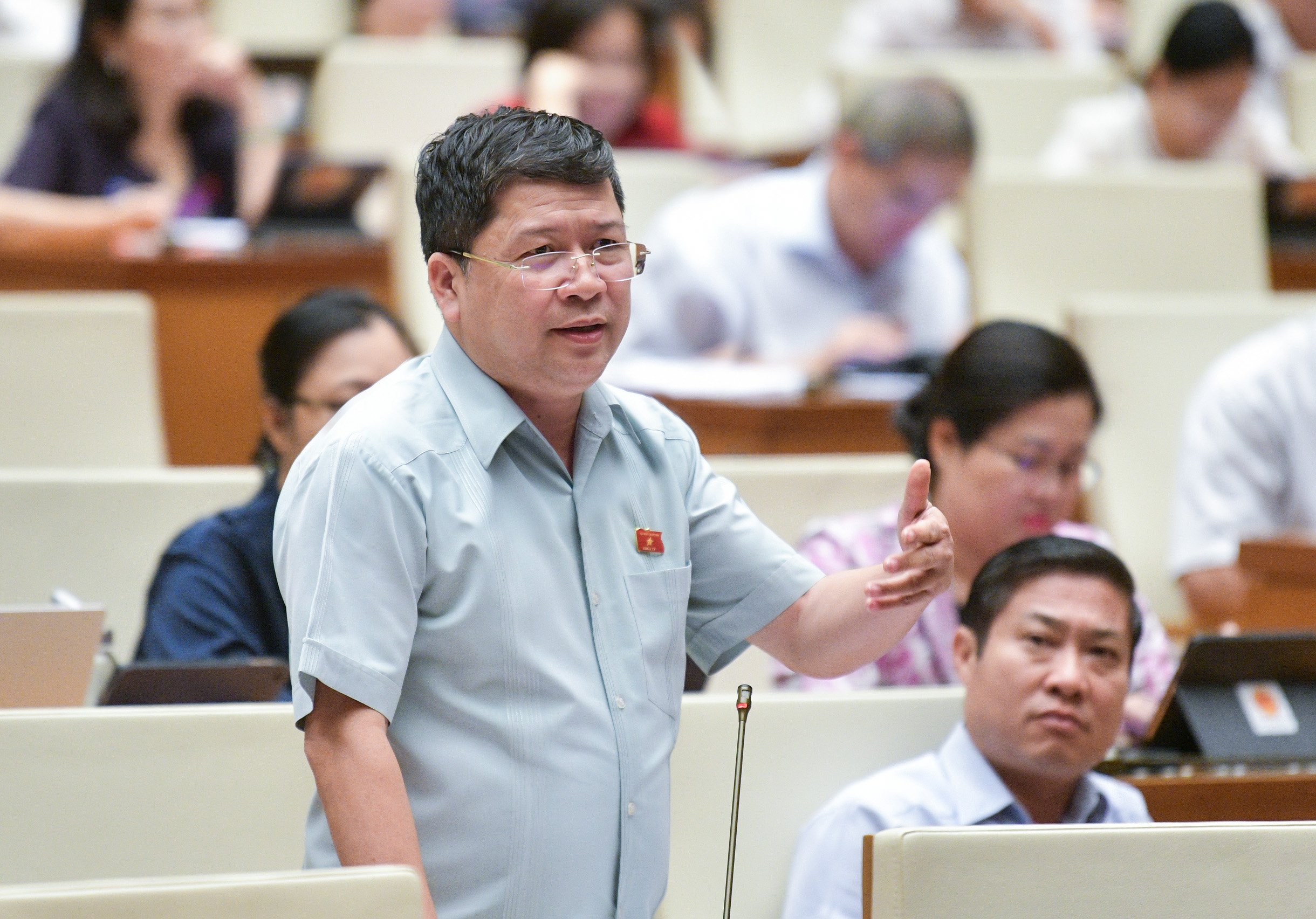 Đại biểu Tạ Văn Hạ - Ảnh: Quochoi.vn