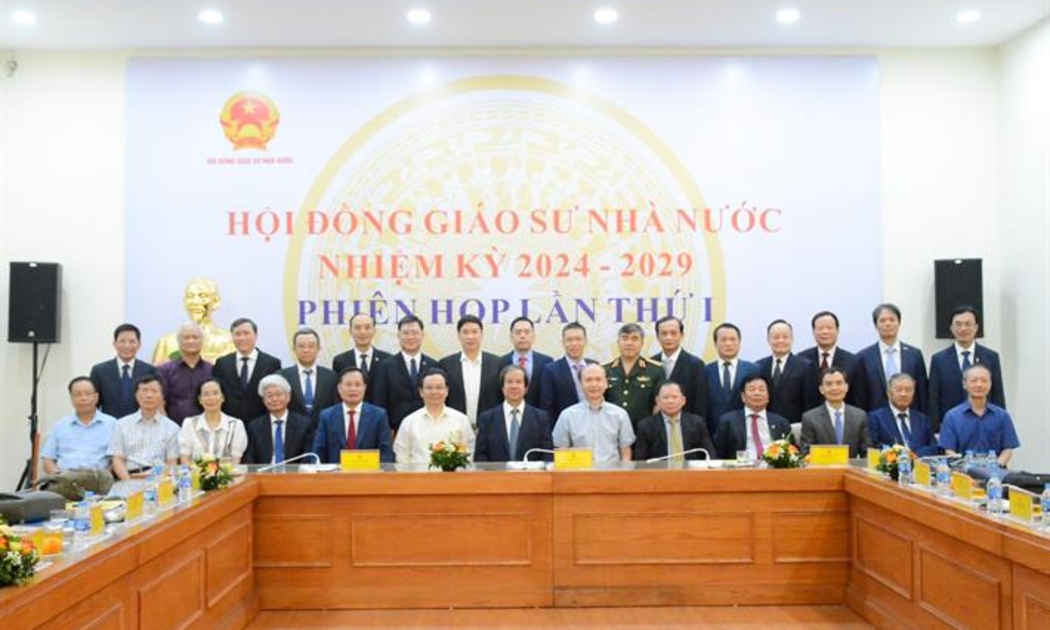 Hội đồng Giáo sư nhà nước nhiệm kỳ 2024-2029. Ảnh: MOET.