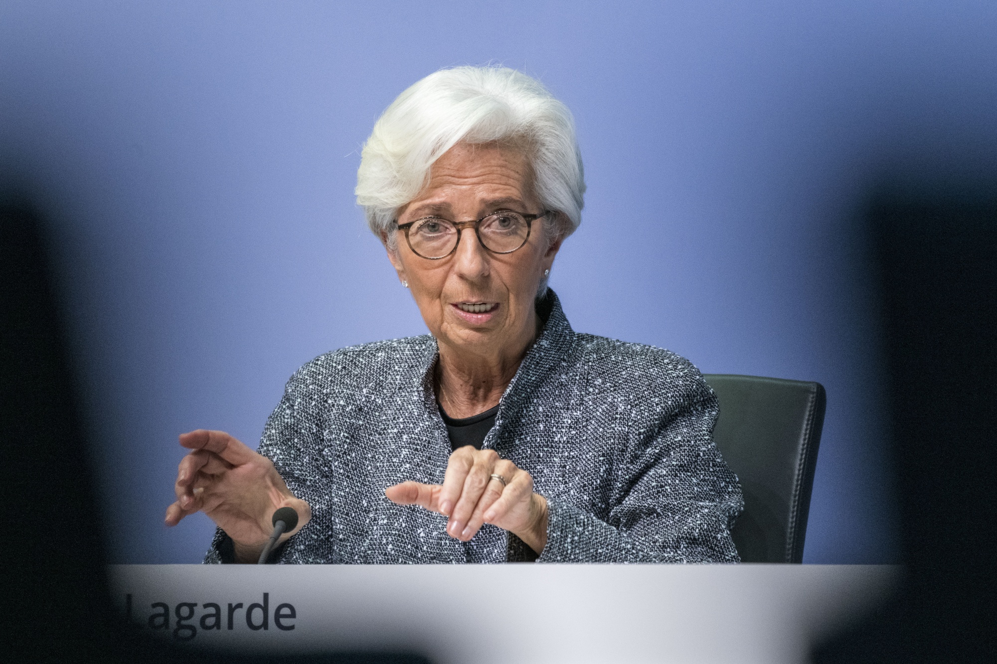 Chủ tịch ECB Christine Lagarde - Ảnh: Bloomberg.