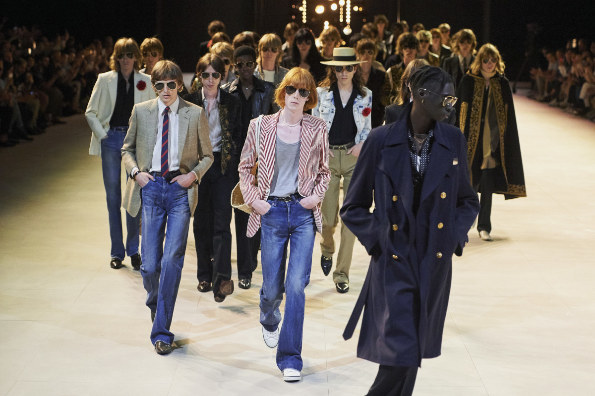 Những thiết kế của Hedi Slimane dành cho nam giới tại Celine.