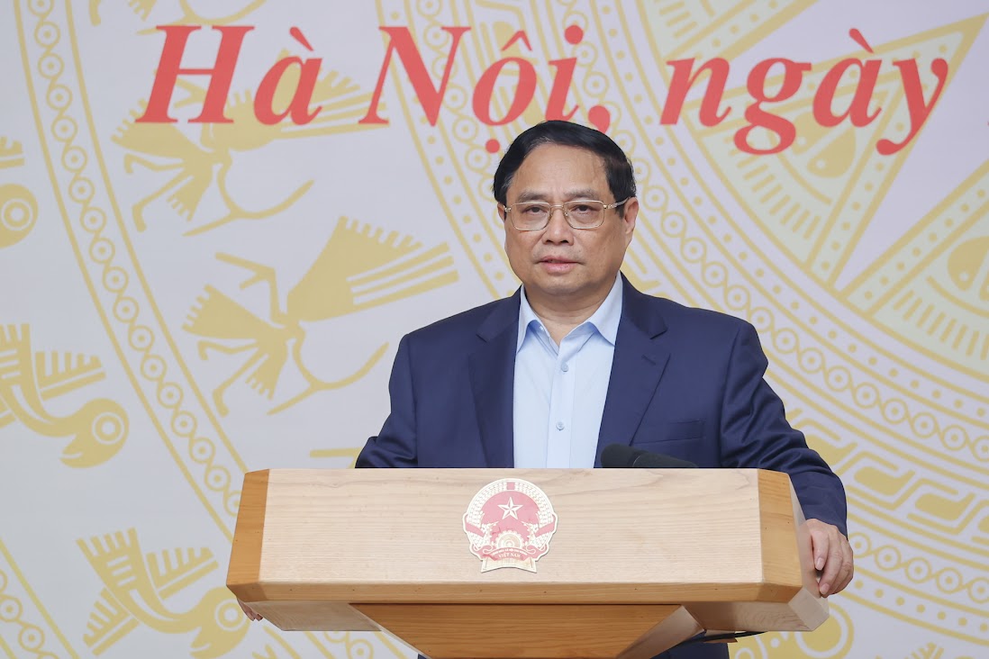 Thủ tướng phát biểu khai mạc hội nghị - Ảnh: VGP
