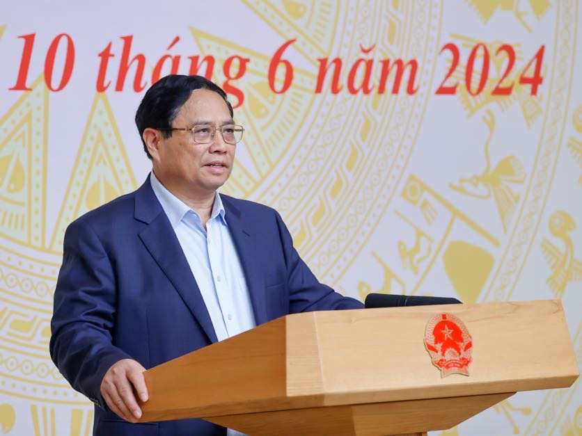 Thủ tướng phát biểu kết luận hội nghị - Ảnh: VGP