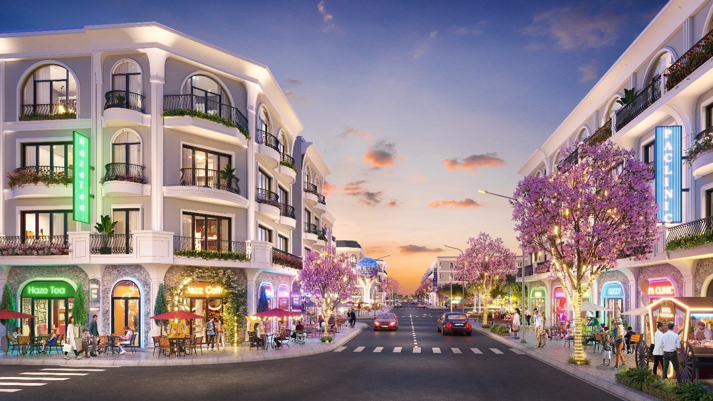 Những khu nhà phố thương mại sầm uất của New Vegas sẽ thổi bừng ngọn đuốc sức sống thắp sáng Hà Tiên.