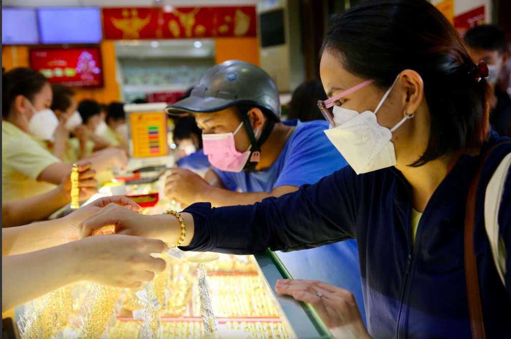 Giá vàng trong nước ổn định kể từ 3/6 đến nay. 