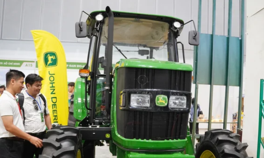 Sản phẩm máy nông nghiệp trưng bày tại Triển lãm Agri Việt Nam 2024.