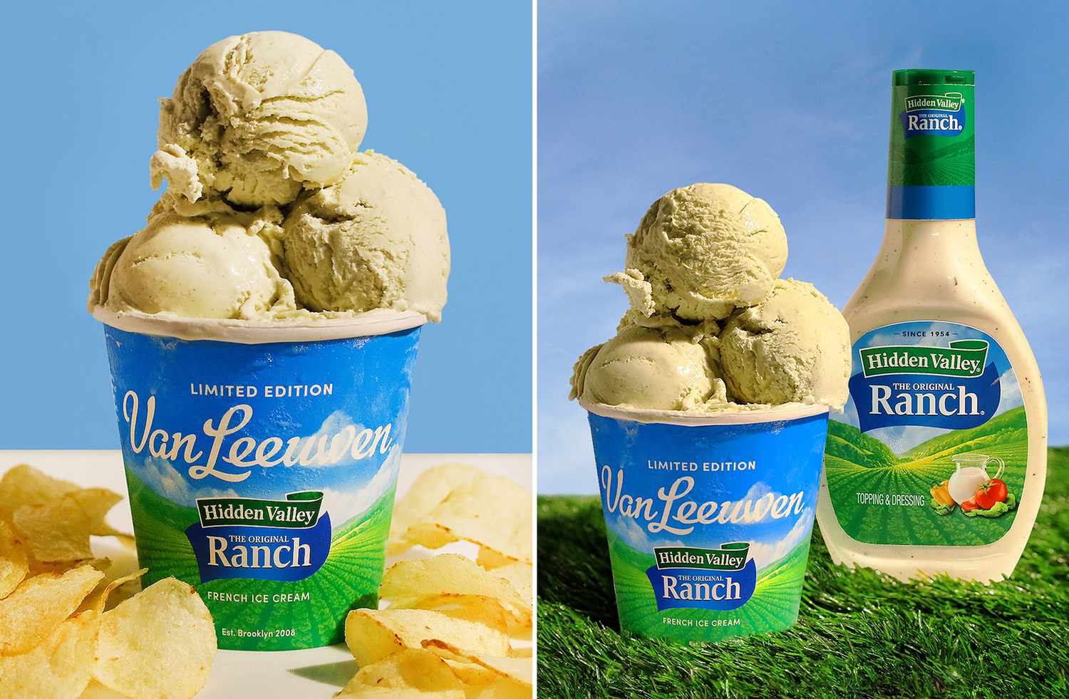 Món kem mang “hương vị gây sốc” Hidden Valley Ranch (một loại nước sốt có hành và tỏi).