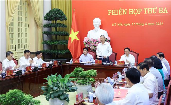 Quang cảnh phiên họp - Ảnh: VGP
