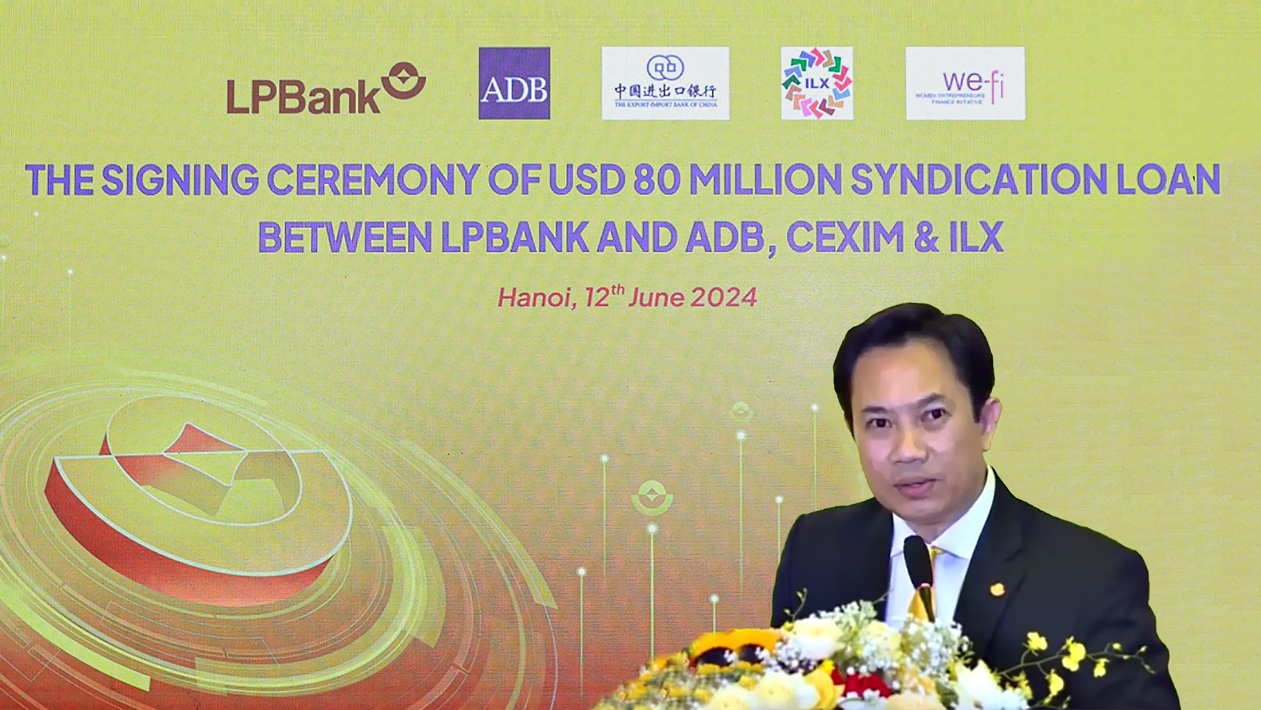 Ông Lê Minh Tâm - Phó Chủ tịch Thường trực HĐQT LPBank phát biểu tại sự kiện.