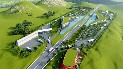 Rest stops along North-South expressway built in Thanh Hoa