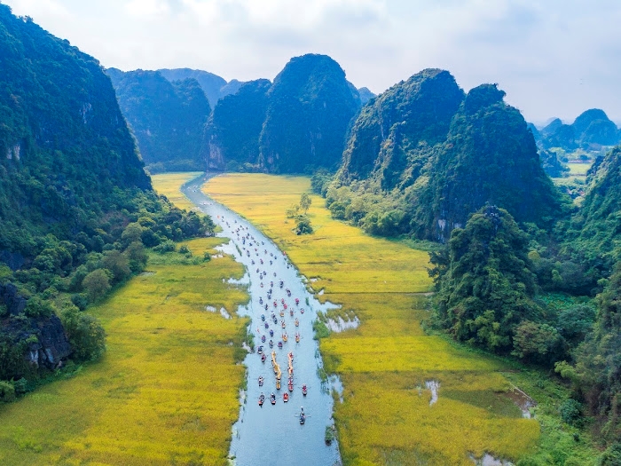 Du lịch Tam Cốc (Ninh Bình).