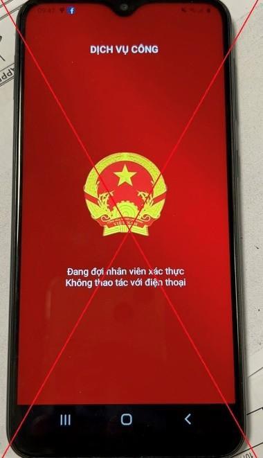 Phần mềm Dịch vụ công giả mạo.