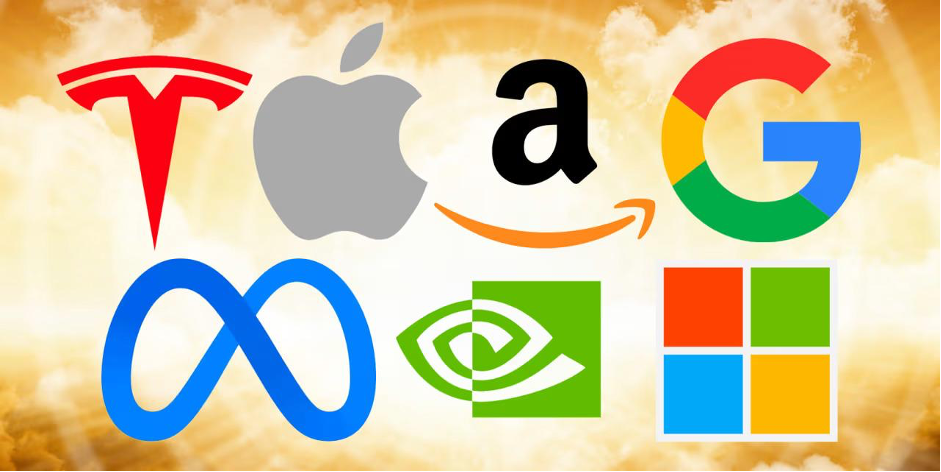 Magnificent 7 là cụm từ để chỉ nhóm gồm 7 công ty công nghệ lớn hàng đầu thế giới bao gồm: Alphabet, Meta, Nvidia, Microsoft, Tesla, Apple và Amazon.