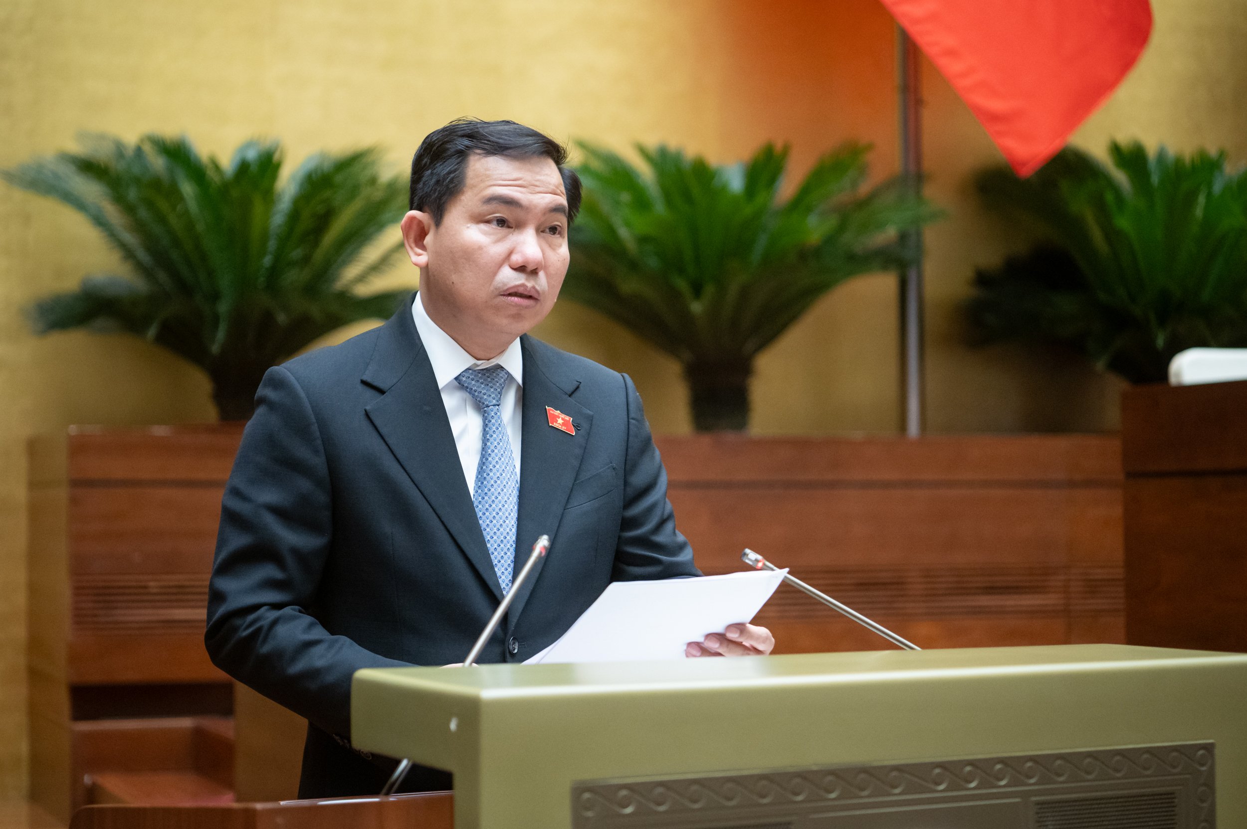 Chủ nhiệm Ủy ban Tài chính - Ngân sách Lê Quang Mạnh.
