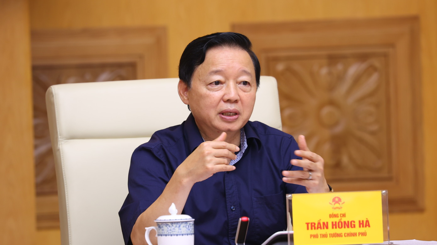 Phó Thủ tướng Trần Hồng Hà chủ trì cuộc họp - Ảnh: VGP