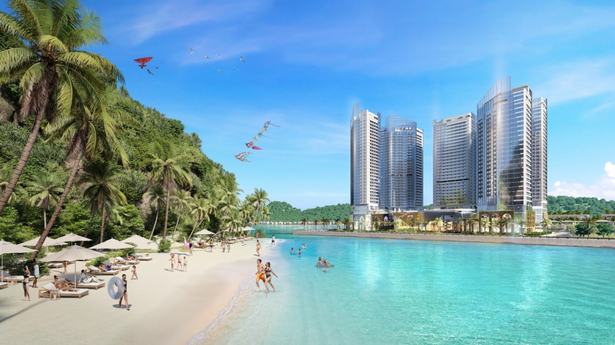 Dự án Crystal Holidays Vân Đồn sở hữu tầm nhìn ôm trọn vịnh Bái Tử Long sẽ được đưa vào khai thác từ quý 3/2025.
