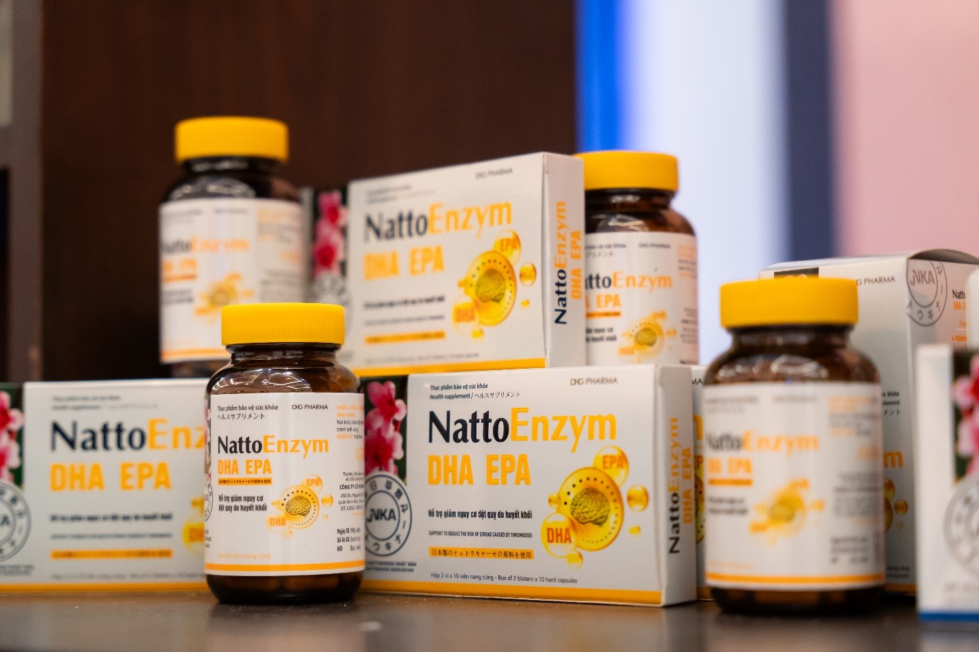 Sự ra đời của NattoEnzym DHA EPA đánh dấu bước tiến mới của Dược Hậu Giang trên hành trình chăm sóc sức khỏe người dân.