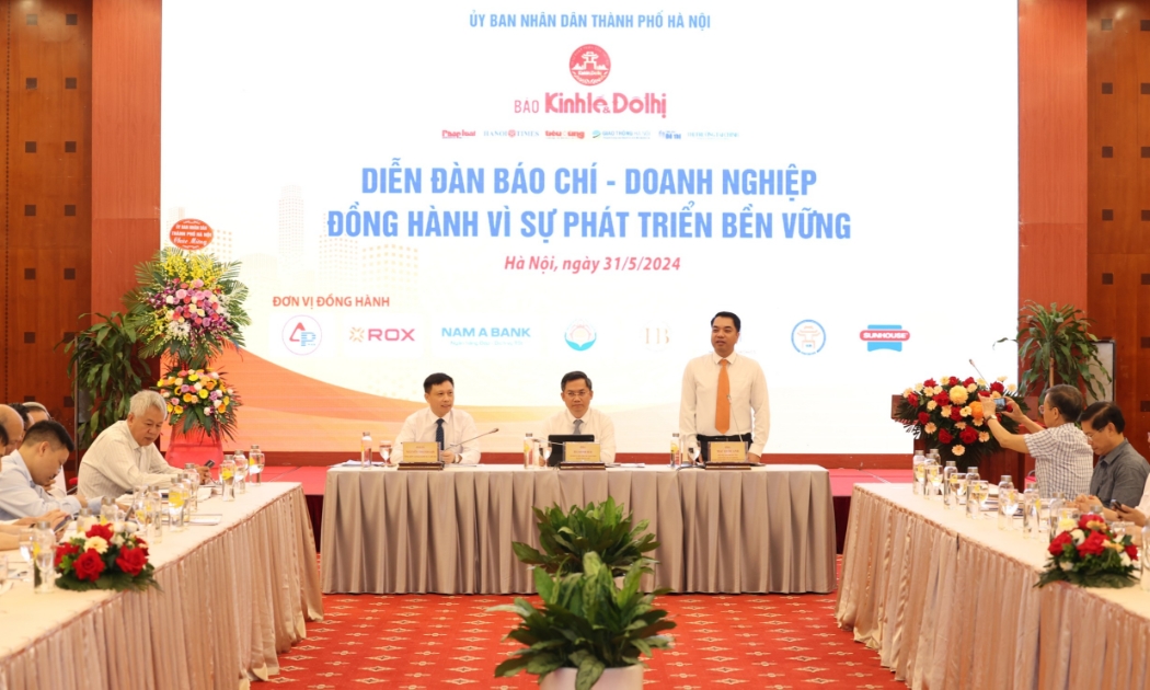 Diễn đàn “Báo chí – Doanh nghiệp đồng hành vì sự phát triển bền vững” do Báo Kinh tế Đô thị tổ chức chào mừng 99 năm Ngày Báo chí cách mạng Việt Nam.
