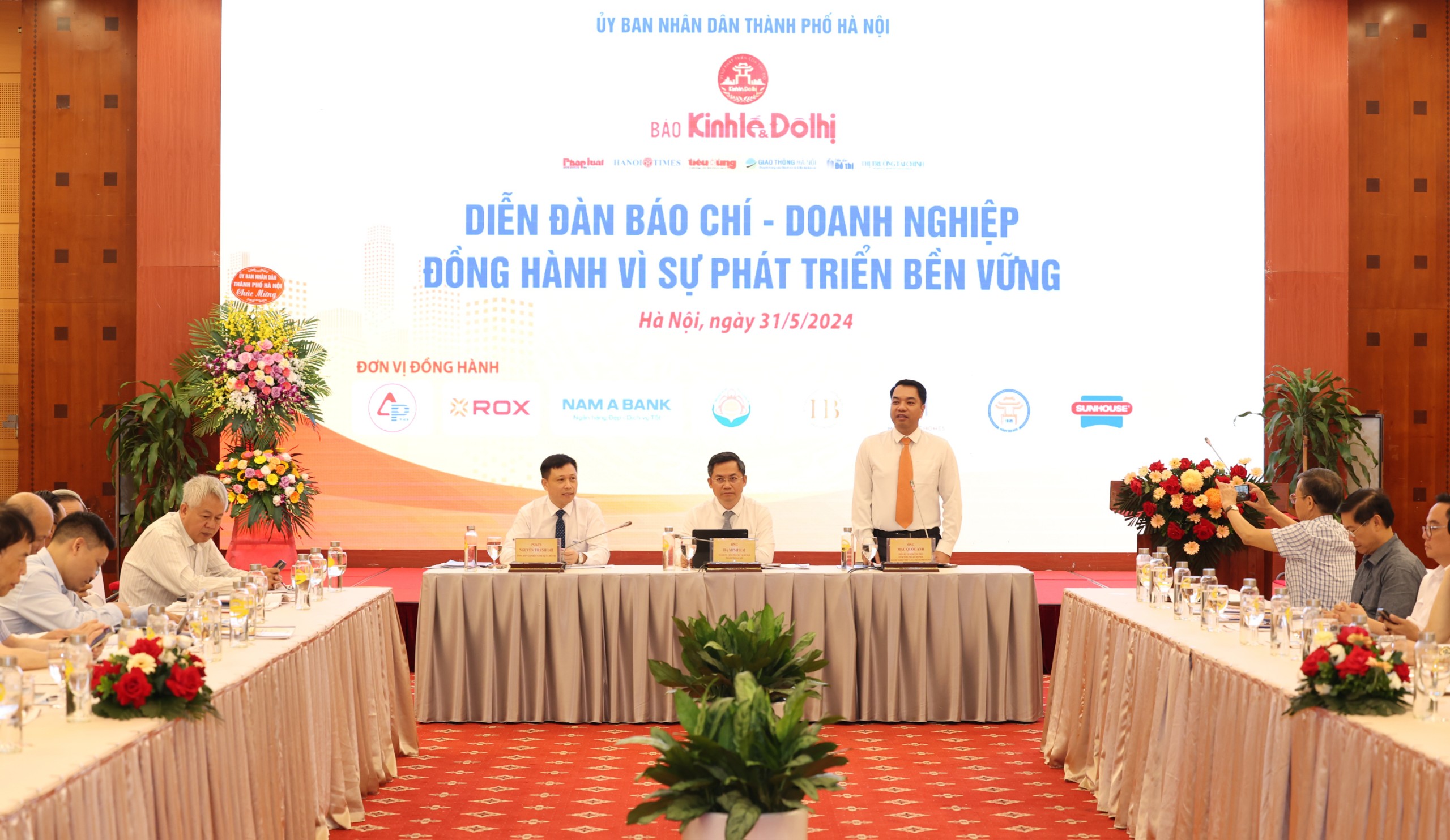 Diễn đàn “Báo chí – Doanh nghiệp đồng hành vì sự phát triển bền vững” do Báo Kinh tế Đô thị tổ chức chào mừng 99 năm Ngày Báo chí cách mạng Việt Nam.