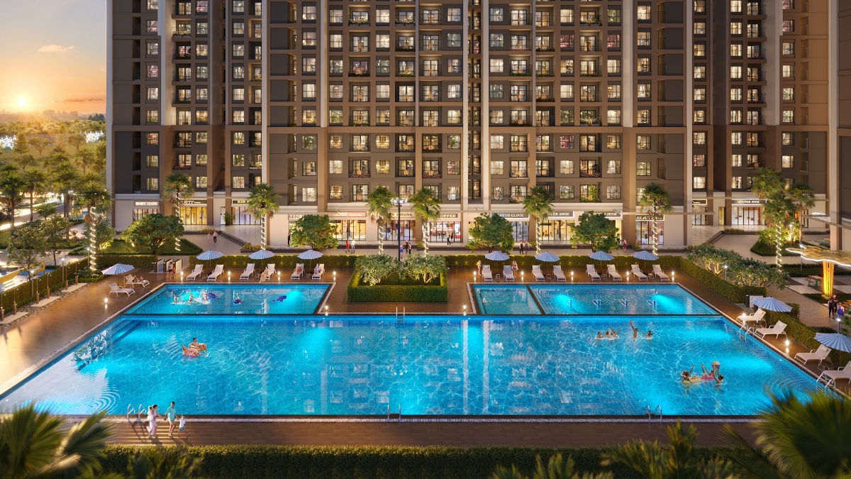 Không gian sống xanh từ ngưỡng cửa The Sola Park.