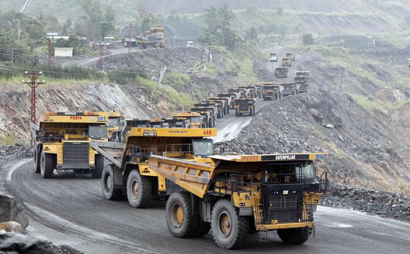 Khai thác than tại Quảng Ninh 