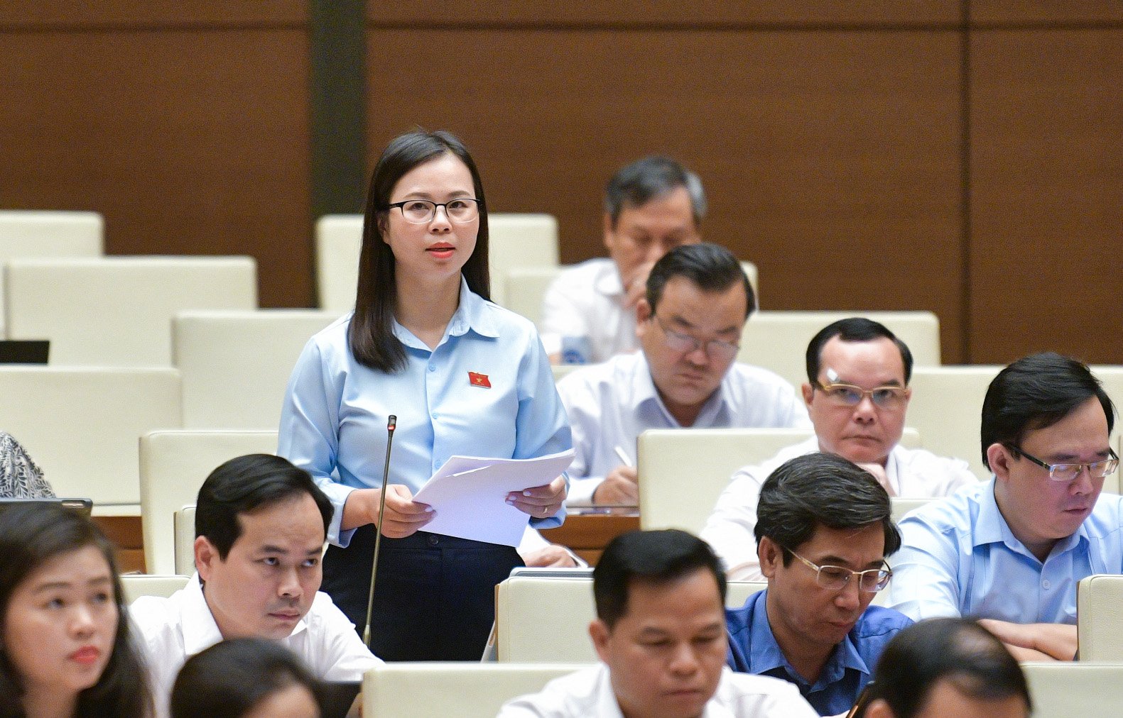 Đại biểu Chu Thị Hồng Thái, đoàn Lạng Sơn. Ảnh: Quochoi.