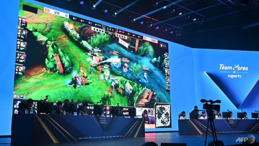 Một phiên thi đấu eSports tại Đại hội Thể thao Châu Á 2023. 