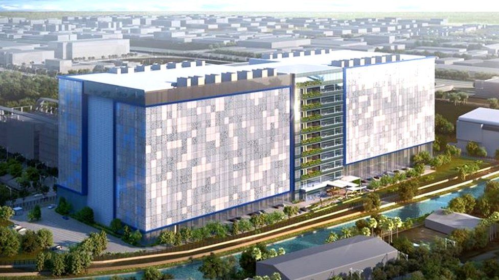 Trung tâm dữ liệu trị giá 1 tỷ USD của Facebook đặt tại Singapore. 
