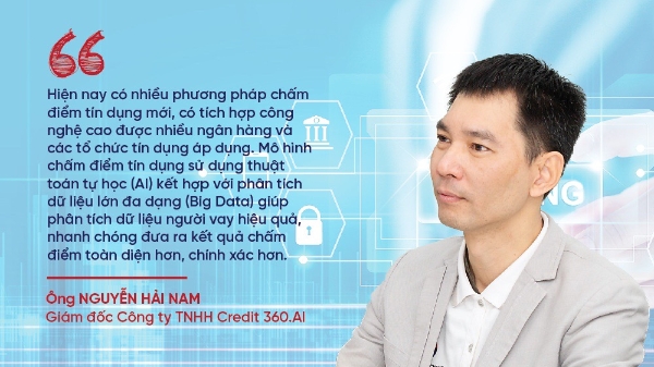 Dùng công nghệ chấm điểm tín dụng để gia tăng tiếp cận vốn vay