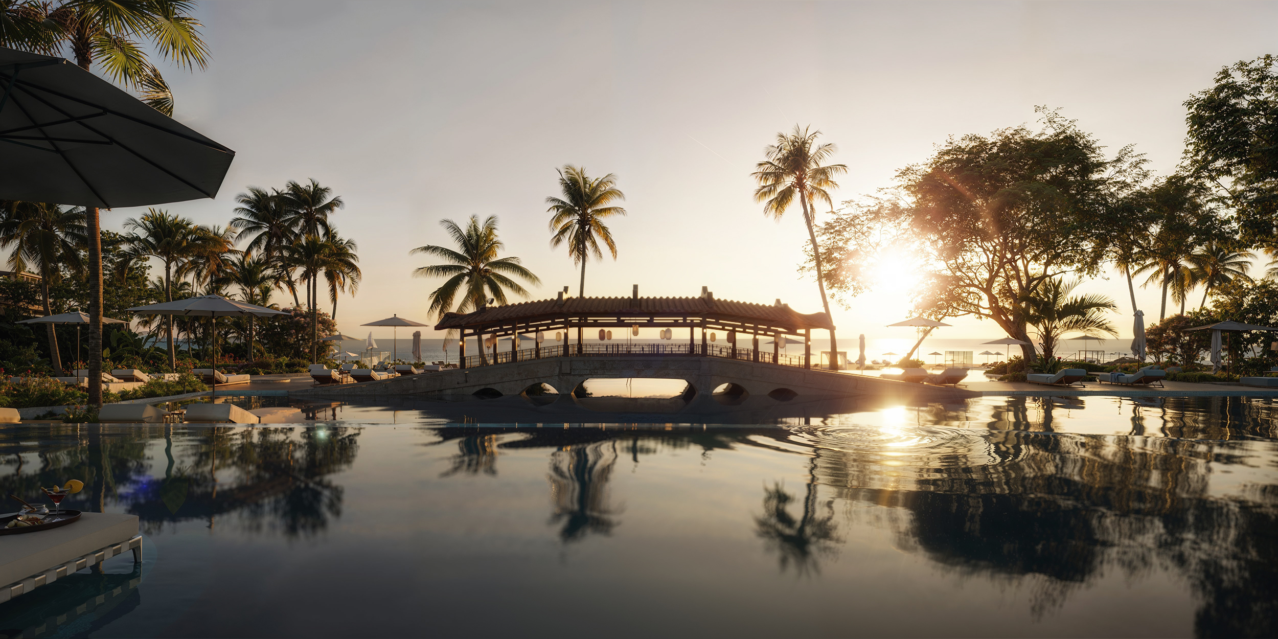 Artist Impressions of Hotel Beachfront Pool