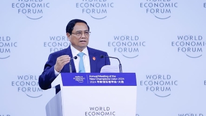 PM Pham Minh Chinh addresses the 15th annual Meeting of the New Champions of the WEF in China